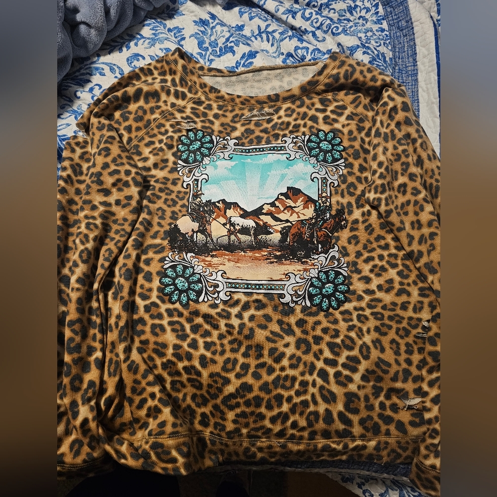 Western sweatshirt